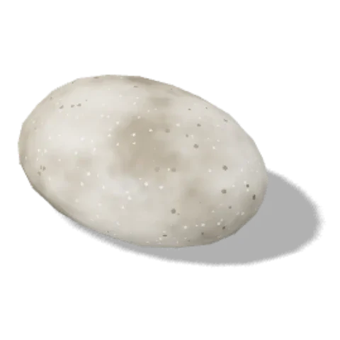 White river stones as drawn in the simulator